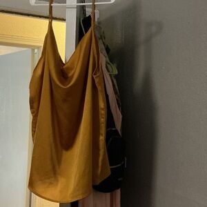 SHEIN Mustard Camisole Top